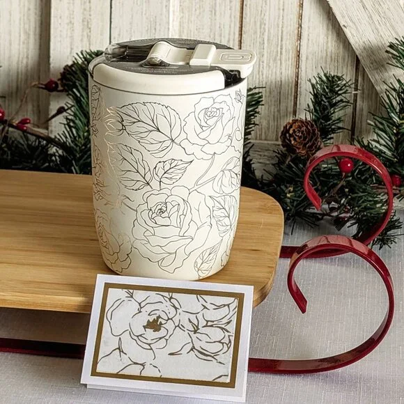 New!  BruMate Resa Müv 15oz in Enchanted Rose! Handmade Coordinating Box & Tag - Picture 3 of 10